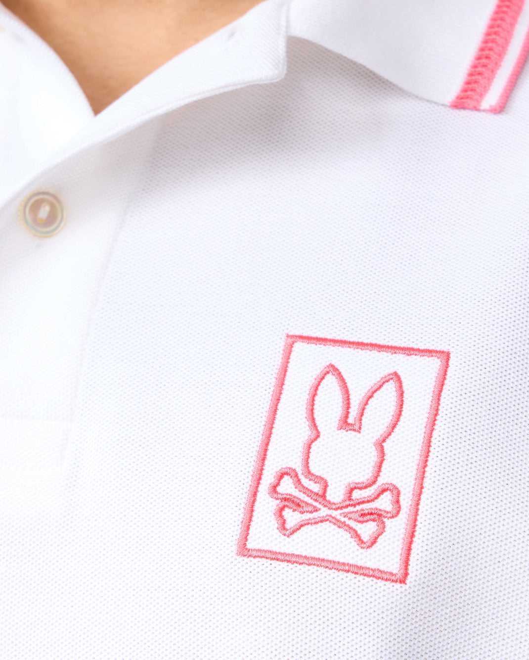 Polos Psycho Bunny Arcadia Pique Polo Shirt Blanche Homme | GCK-63426908